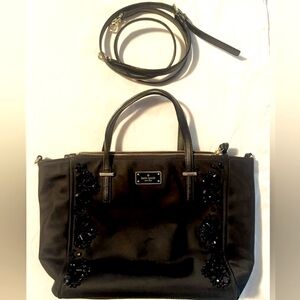 Rare! Kate Spade Hi/Lo Bejeweled Black Handbag Only Made Once!! EUC!!